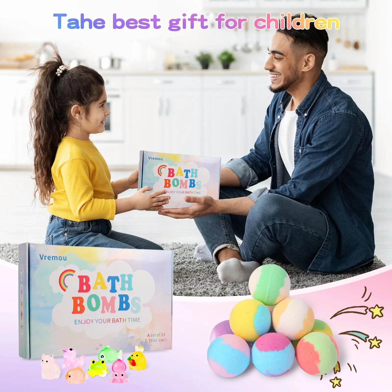 AquaFizz™ Surprise Bath Set