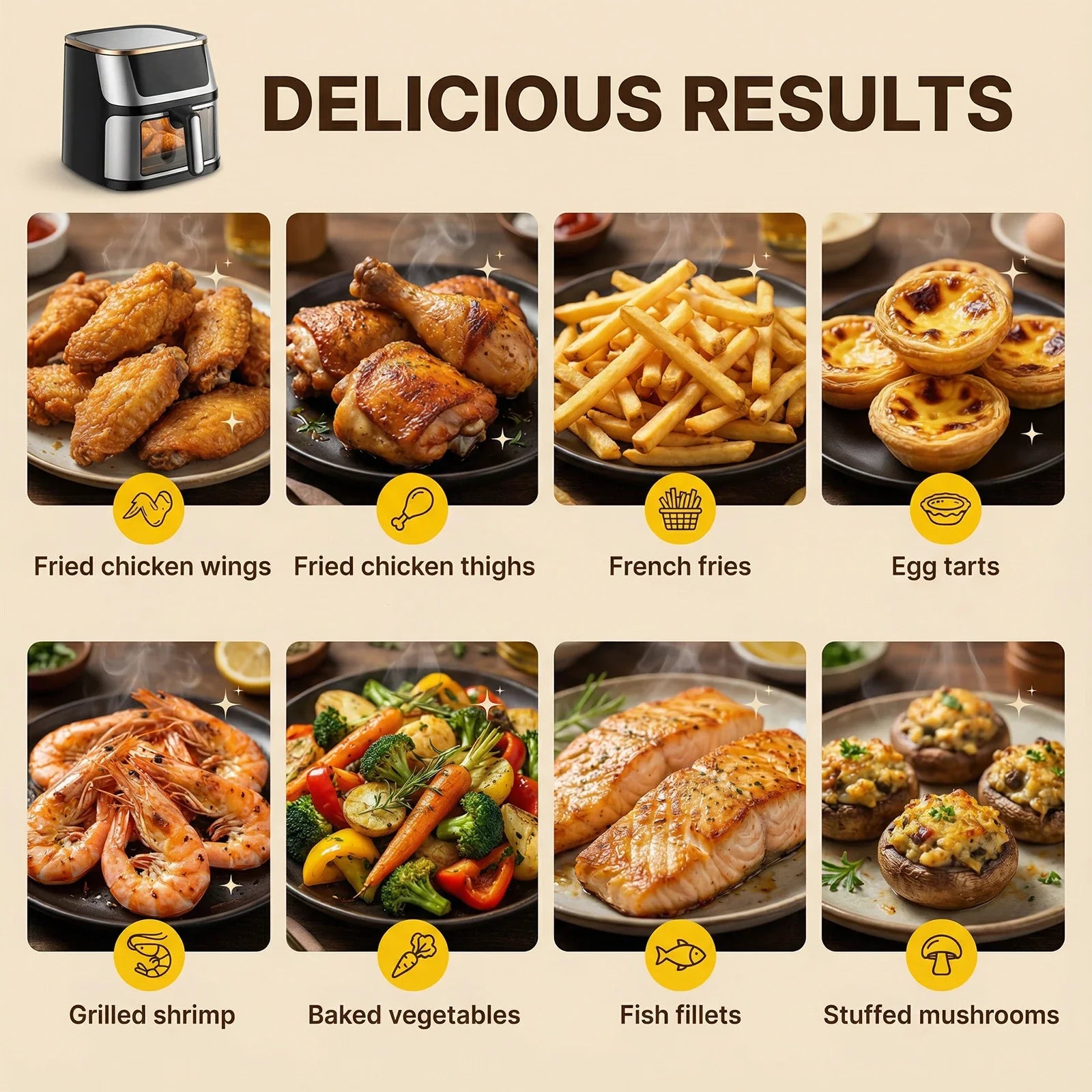 Podofo EasyBake Air Fryer