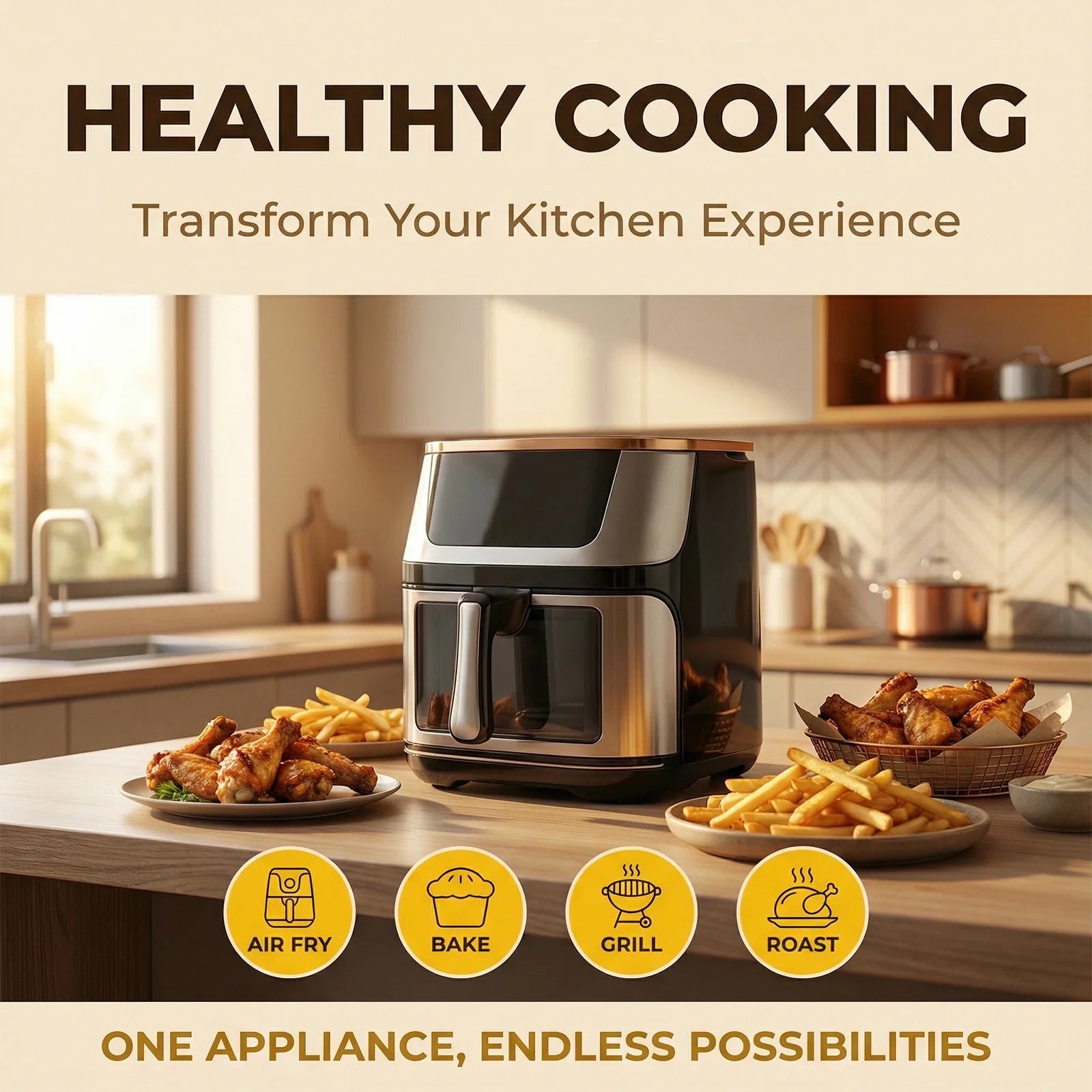 Podofo EasyBake Air Fryer